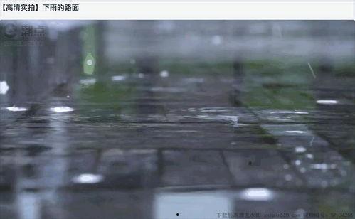 下雨天视频,捕捉城市雨景的瞬间